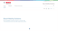 Desktop Screenshot of bosch-mobility-solutions.com