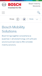 Mobile Screenshot of bosch-mobility-solutions.com